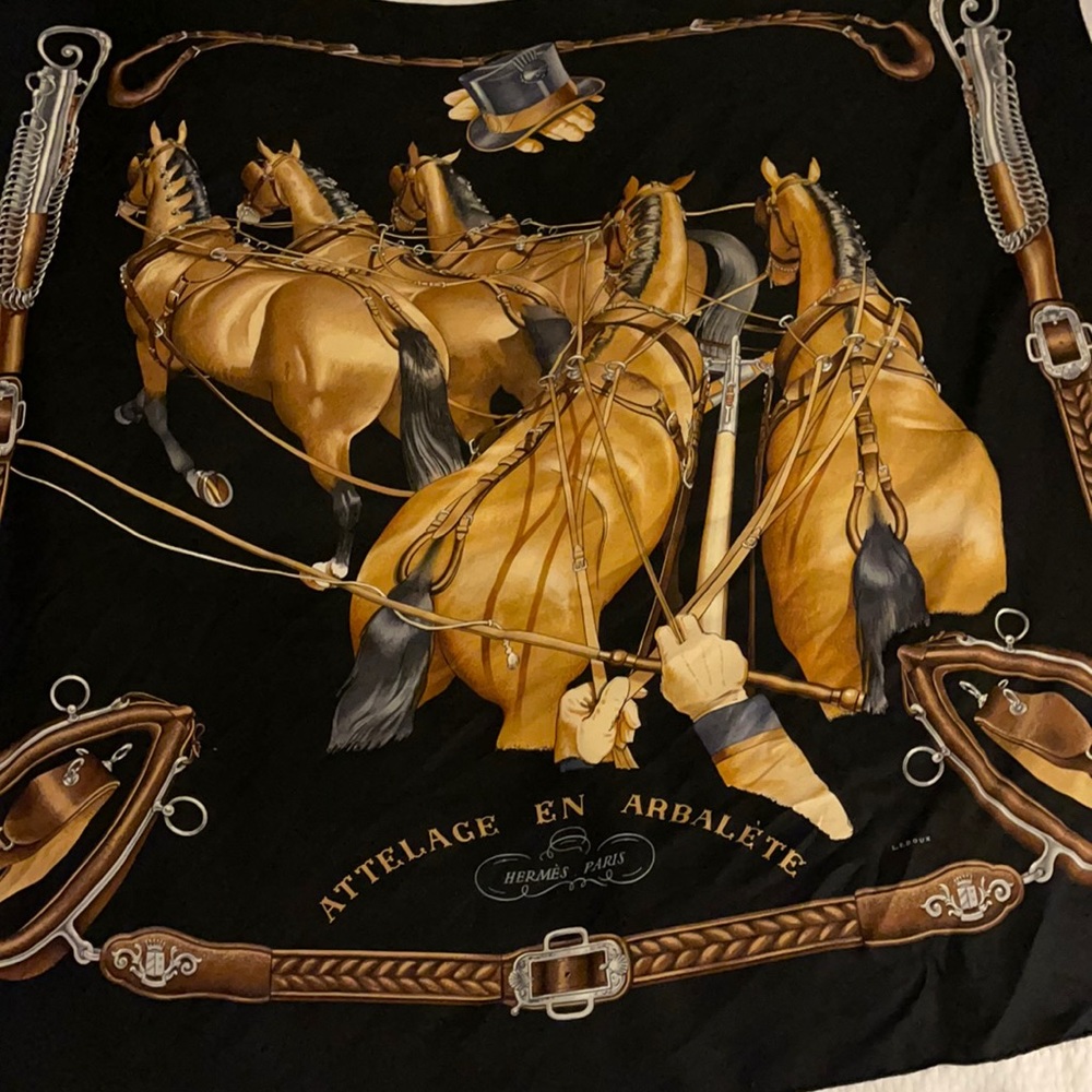 Hermès Satin scarf